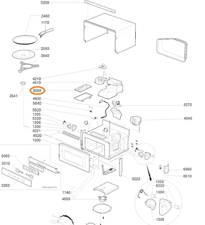 Elektronika mikrovlnná trouba Whirlpool / Indesit - 480120101758