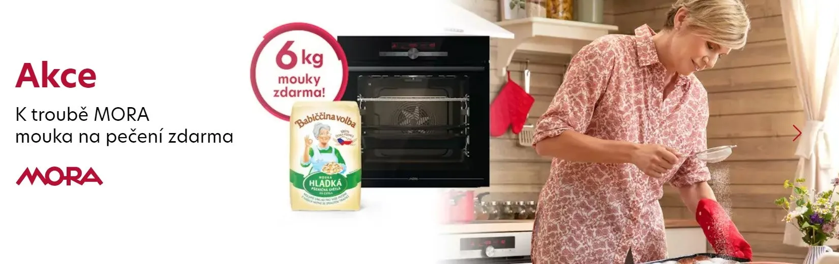 obrázek pro akci "K troubě MORA získejte 6 kg mouky zdarma!"