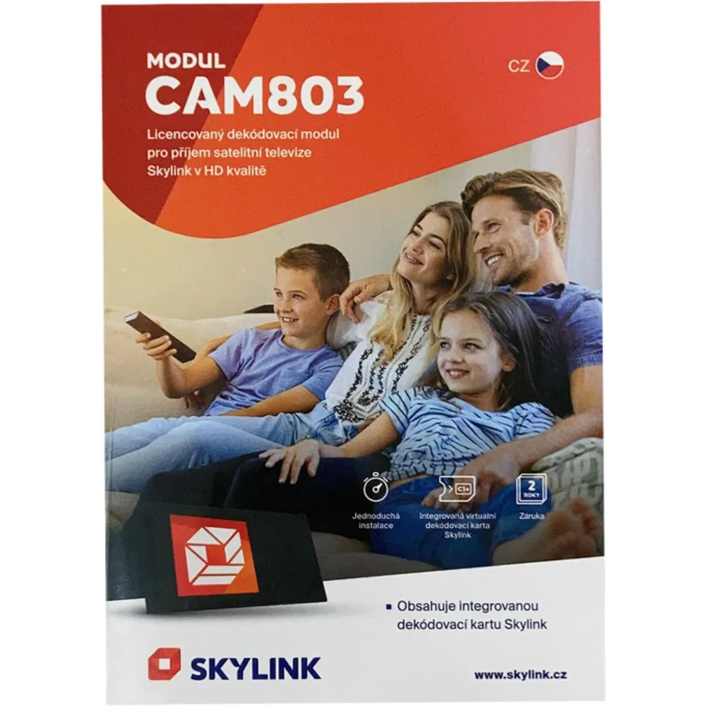 SKYLINK Satelitní modul CAM803 s vestavěnou kartou Skylink NAGRA CZ null