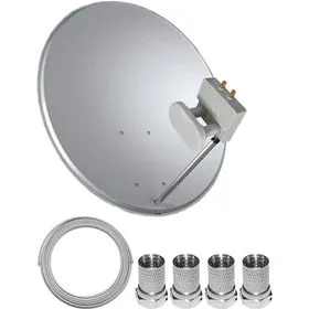 TELE SYSTEM Satelitní set 80 cm + Monoblock Twin null