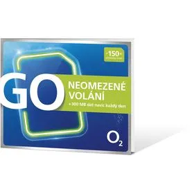 O2 GO SIM Neomezeně 150Kč null