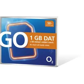 O2 GO SIM 1GB + 50 minut null