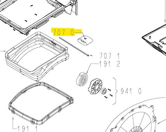 Dávkovač s elektromagnetickým ventilem do pračky Whirlpool Indesit - C00731572