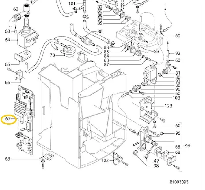 Modul kávovar Whirlpool / Indesit - 482000000713