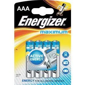 ENERGIZER LR03 4BP AAA Maximum Alk ENERGIZER null