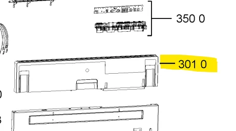 Ovládací panel do myčky nádobí Whirlpool Indesit