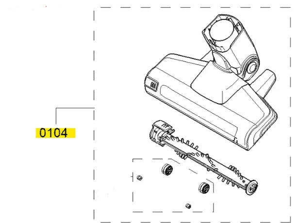 Hubice vysavač Bosch / Siemens - 11046387