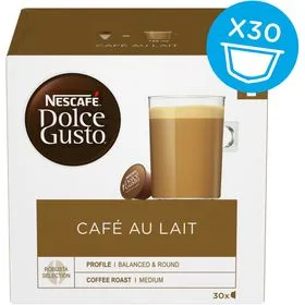 NESTLE DOLCE G. CAFE AULAIT KAPSLE 30KS NESCAFÉ null