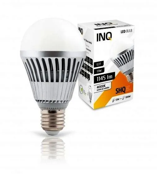 INQ LED žárovka INQ, E27 13W A70, teplá bílá  IN305284 null