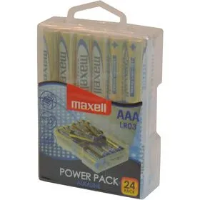 MAXELL LR03 24BP AAA Power Alk MAXELL null