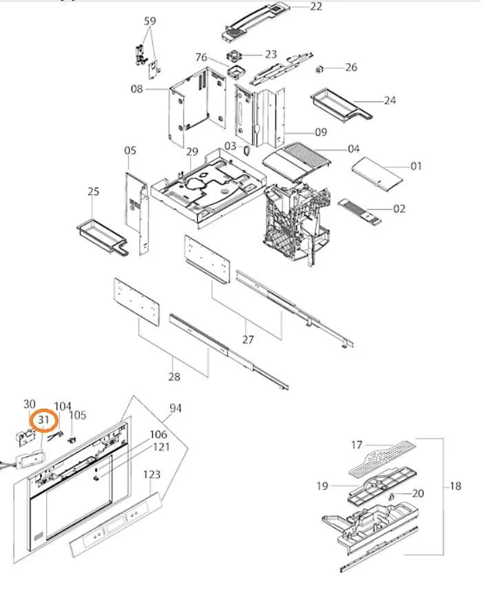 Modul kávovar Whirlpool / Indesit - 482000000711