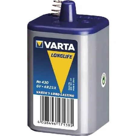 Varta Varta 430 bloková batéria, typ 4R25 batéria, žiarovka batérie null