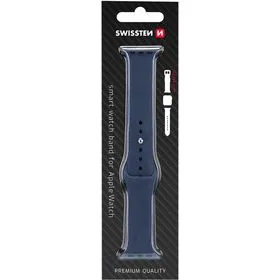 SWISSTEN BAND APP.W.SILIKON.42-44mm BLUE SWISSTEN null