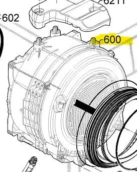 Buben pračka Electrolux / AEG - 3484169408