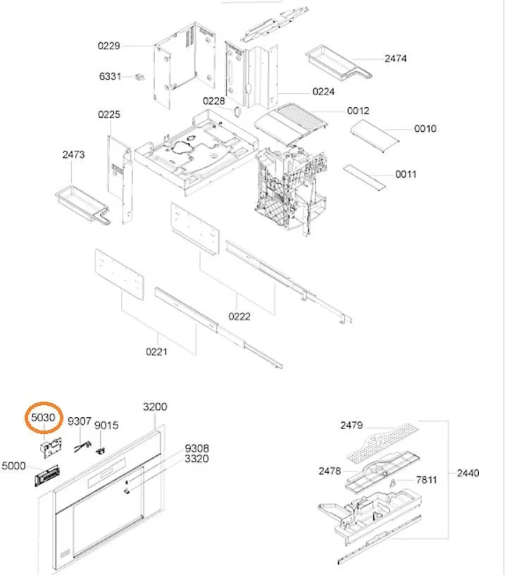 Modul kávovar Whirlpool / Indesit - 482000000712